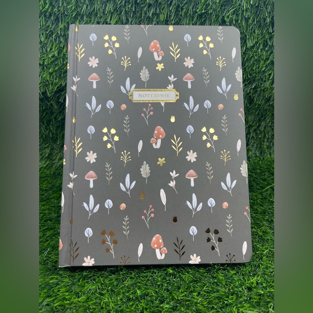 James Burke Mushroom Floral Notebook Journal, NWT